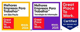 Selos: Great Place to Work 2025 e Melhores Empresas para Trabalhar