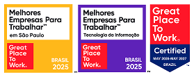 Selos: Great Place to Work 2025 e Melhores Empresas para Trabalhar